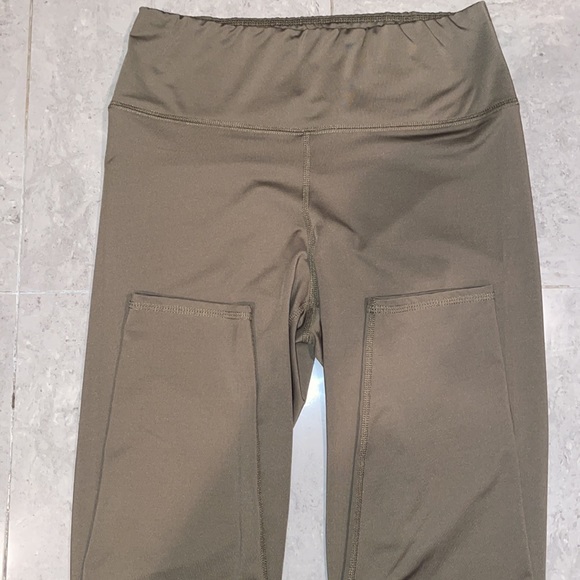 Lulus Olive High Waisted Leggings - Picture 2 of 3
